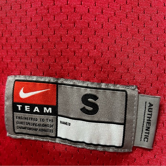 Nike Ohio State Buckeyes Football Jersey #2 Scarlet Red Men’s Size Small - Picture 5 of 6